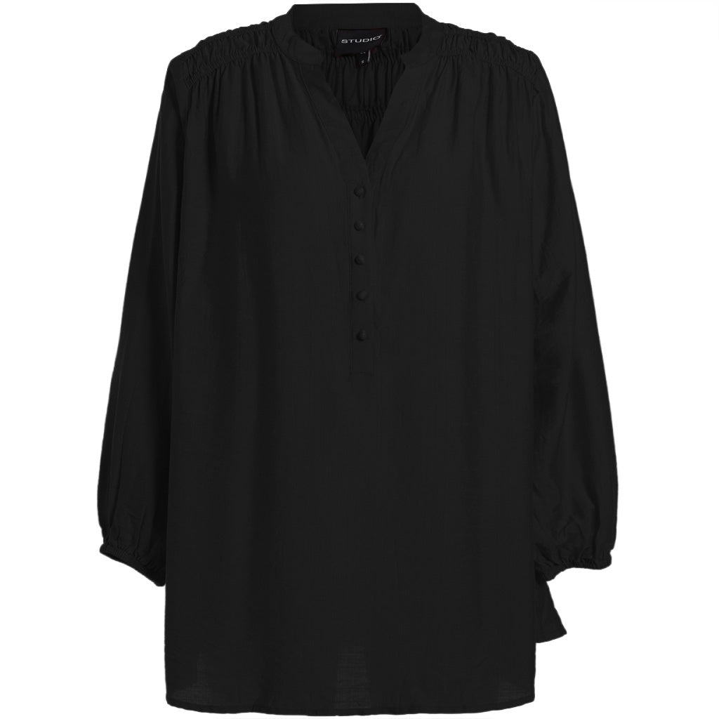 Studio SIsla Tunic with smock Tunic Black