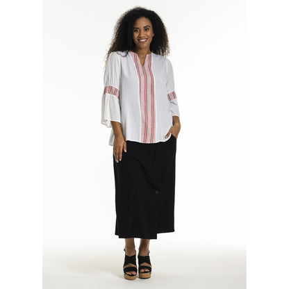 Studio SJamila shirt Shirt Offwhite + rosa stripes