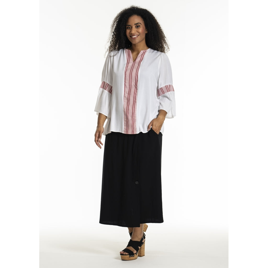 Studio SJamila shirt Shirt Offwhite + rosa stripes