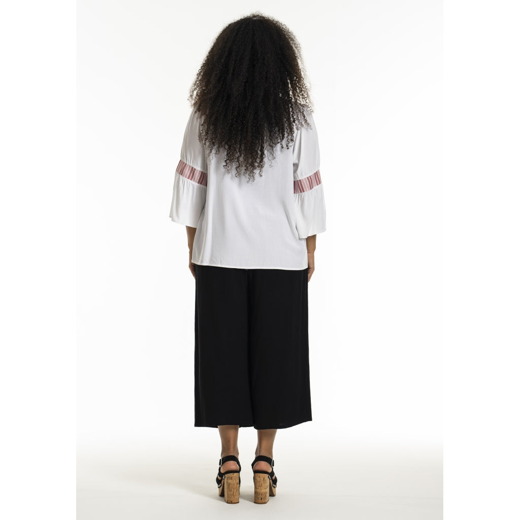 Studio SJamila shirt Shirt Offwhite + rosa stripes
