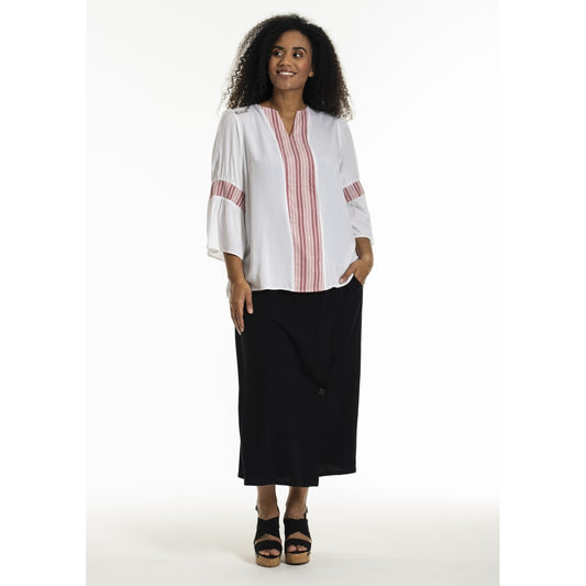 Studio SJamila shirt Shirt Offwhite + rosa stripes