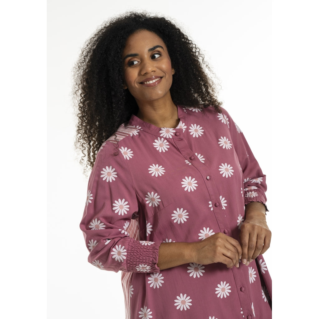 Studio SJuliana Shirt Shirt Old rose with flowers