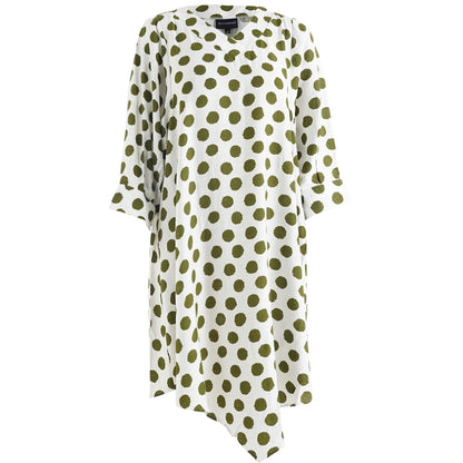 Studio SJuline Tunic Tunic White with green dots
