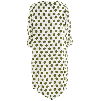 Studio SJuline Tunic Tunic White with green dots