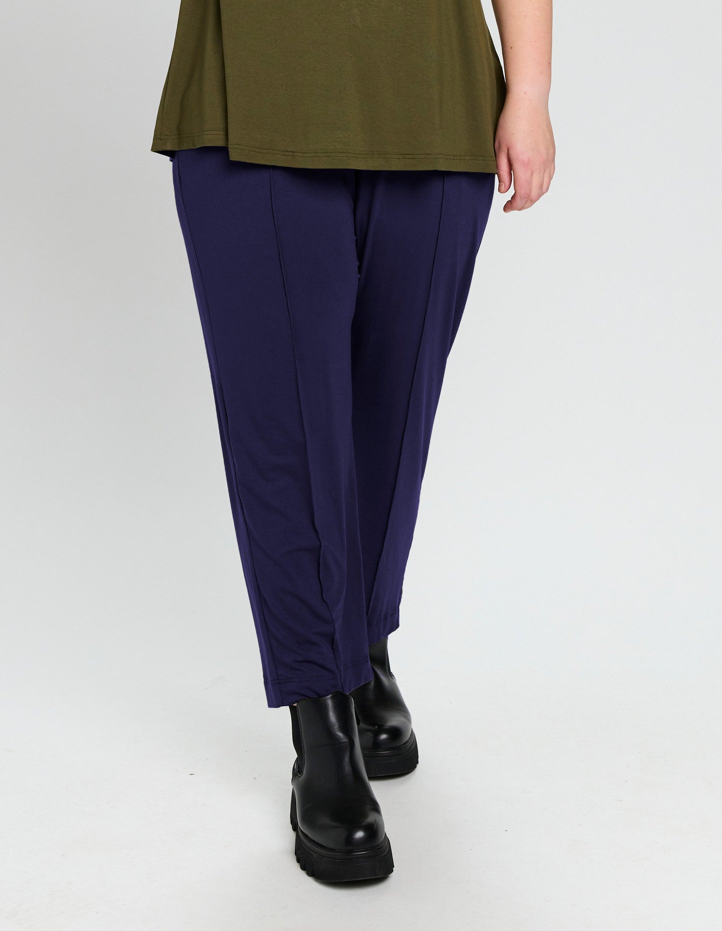 Studio SKarla 7/8 Trousers Trousers Navy