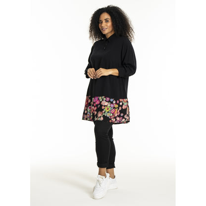 Studio SLisan Shirt Shirt Black with multicolor flowers
