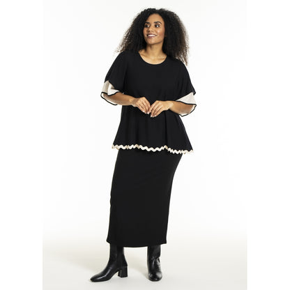 Studio SLone Blouse Blouse Black + Offwhite