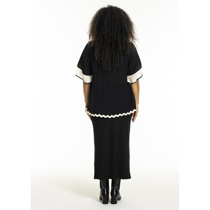 Studio SLone Blouse Blouse Black + Offwhite