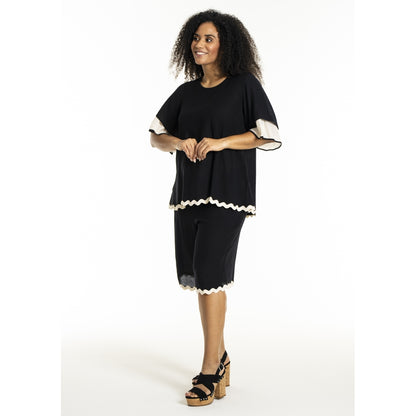 Studio SLone Blouse Blouse Black + Offwhite