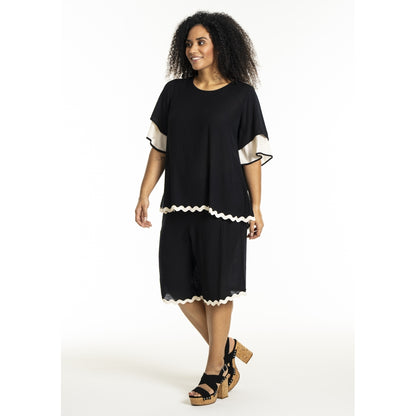 Studio SLone Blouse Blouse Black + Offwhite