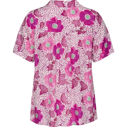 Studio SLonny Blouse Blouse White with pink flowers
