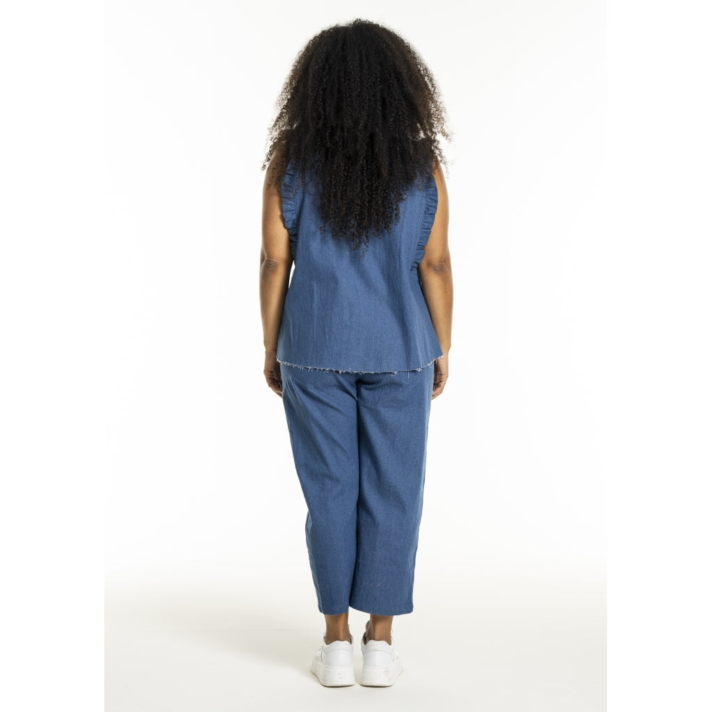 Studio SLora Trousers Trousers Light Blue Denim