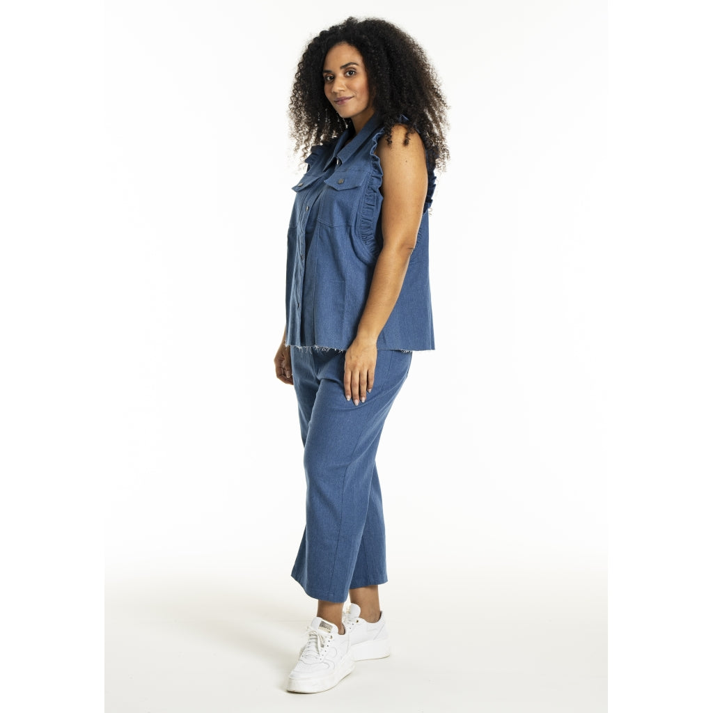 Studio SLora Trousers Trousers Light Blue Denim