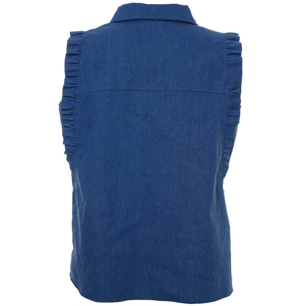 Studio SLucy Jeans vest Vest Light Blue Denim