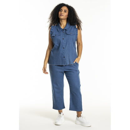 Studio SLucy Jeans vest Vest Light Blue Denim