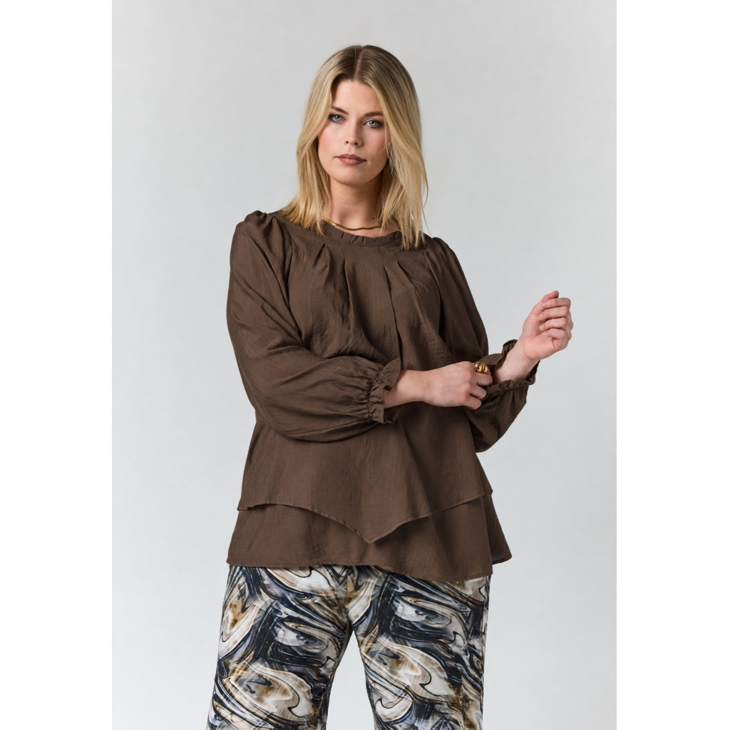 Studio SMargrethe Blouse Blouse Brown