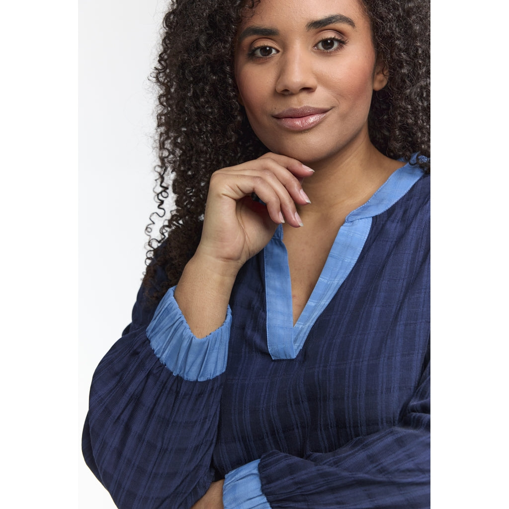 Studio SMila Blouse Blouse Navy + Light blue