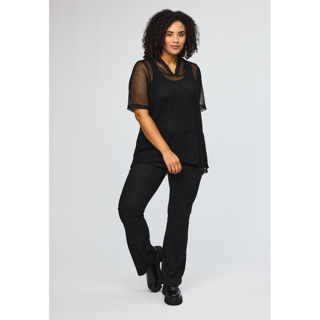 Studio SMira Net Blouse Blouse Black