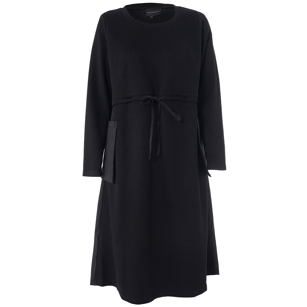 Studio SNivara Dress with tie band Dress Black