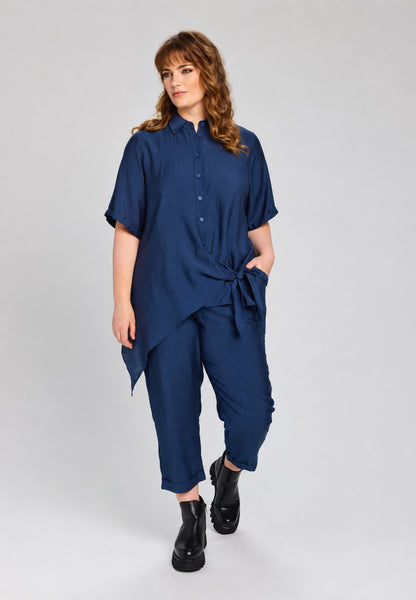 Studio SOda Shirt with knot Shirt Blue