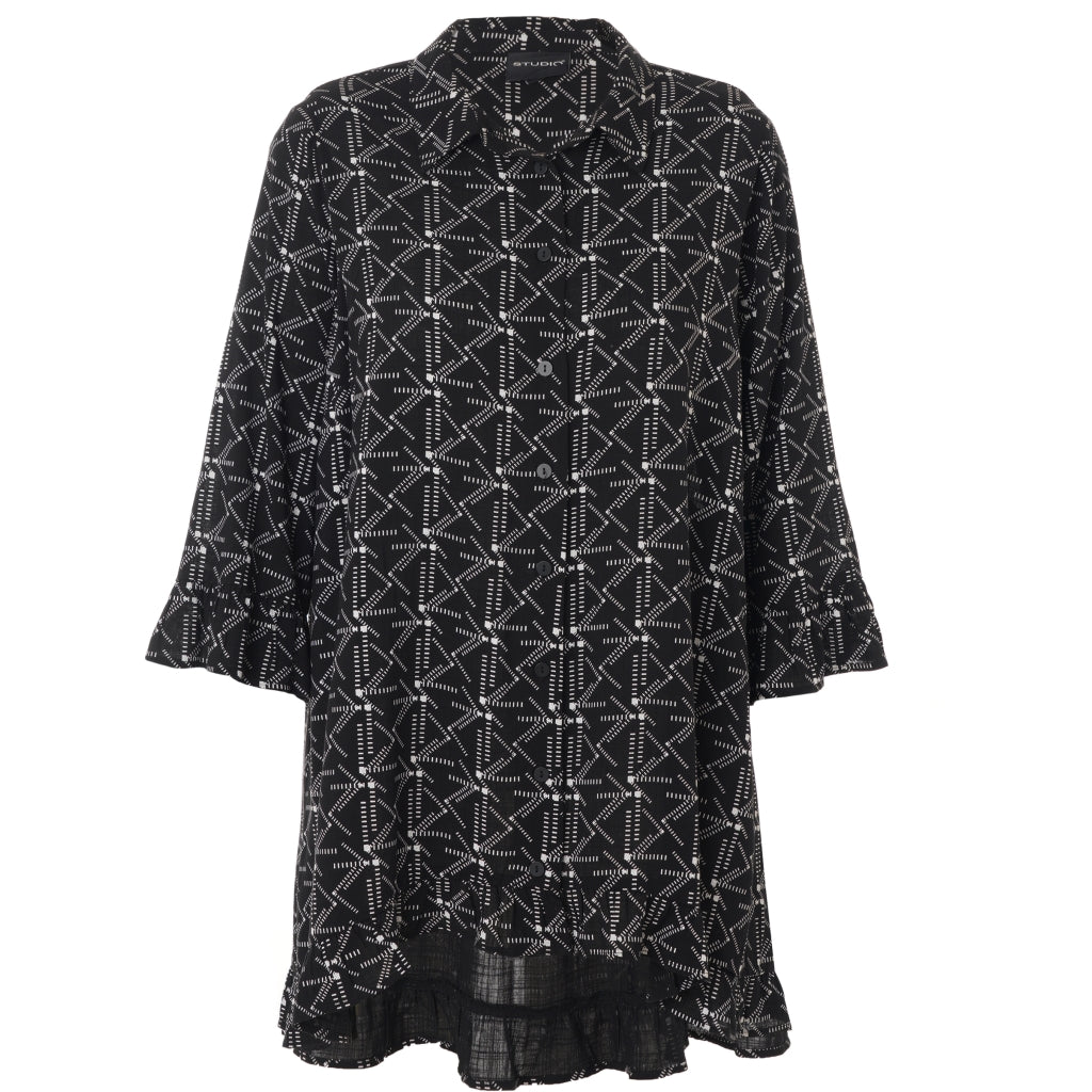 Studio SSilja Tunic Tunic Black with white