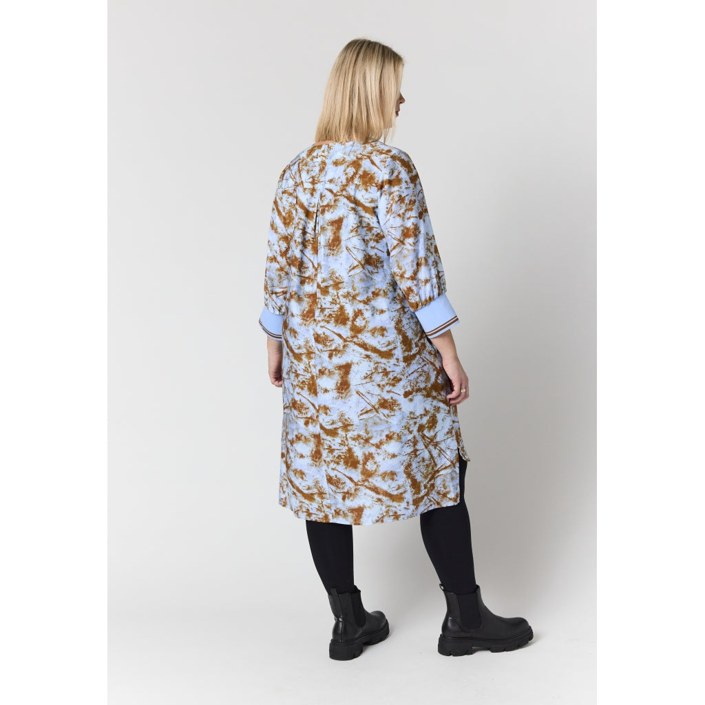 Studio SSolenne Tunic Tunic Light blue + brown pattern
