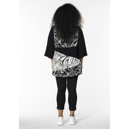 Studio SSophie Tunic Tunic Black with white zebra