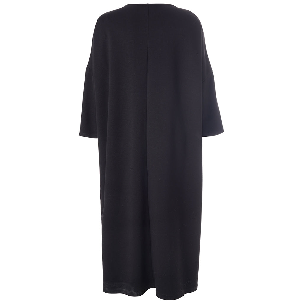 Studio STahlia Dress with leather pocket Dress Black