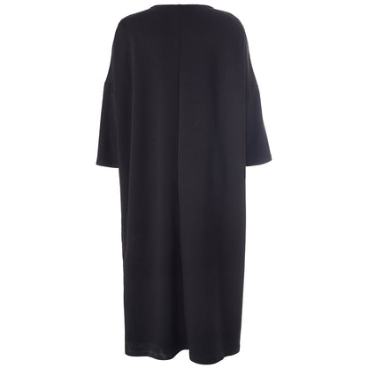 Studio STahlia Dress with leather pocket Dress Black