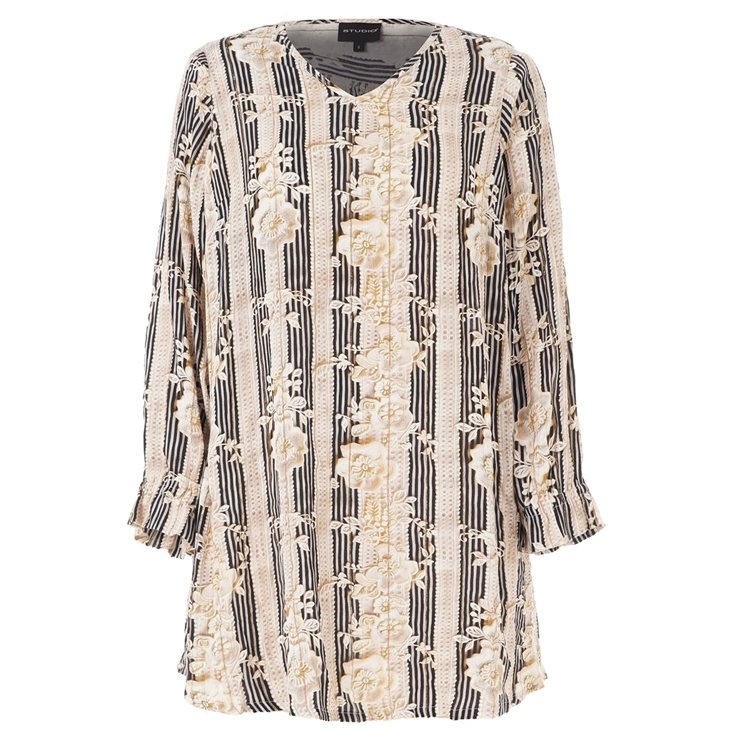 Studio STanja Tunic Tunic Sand/black stripes
