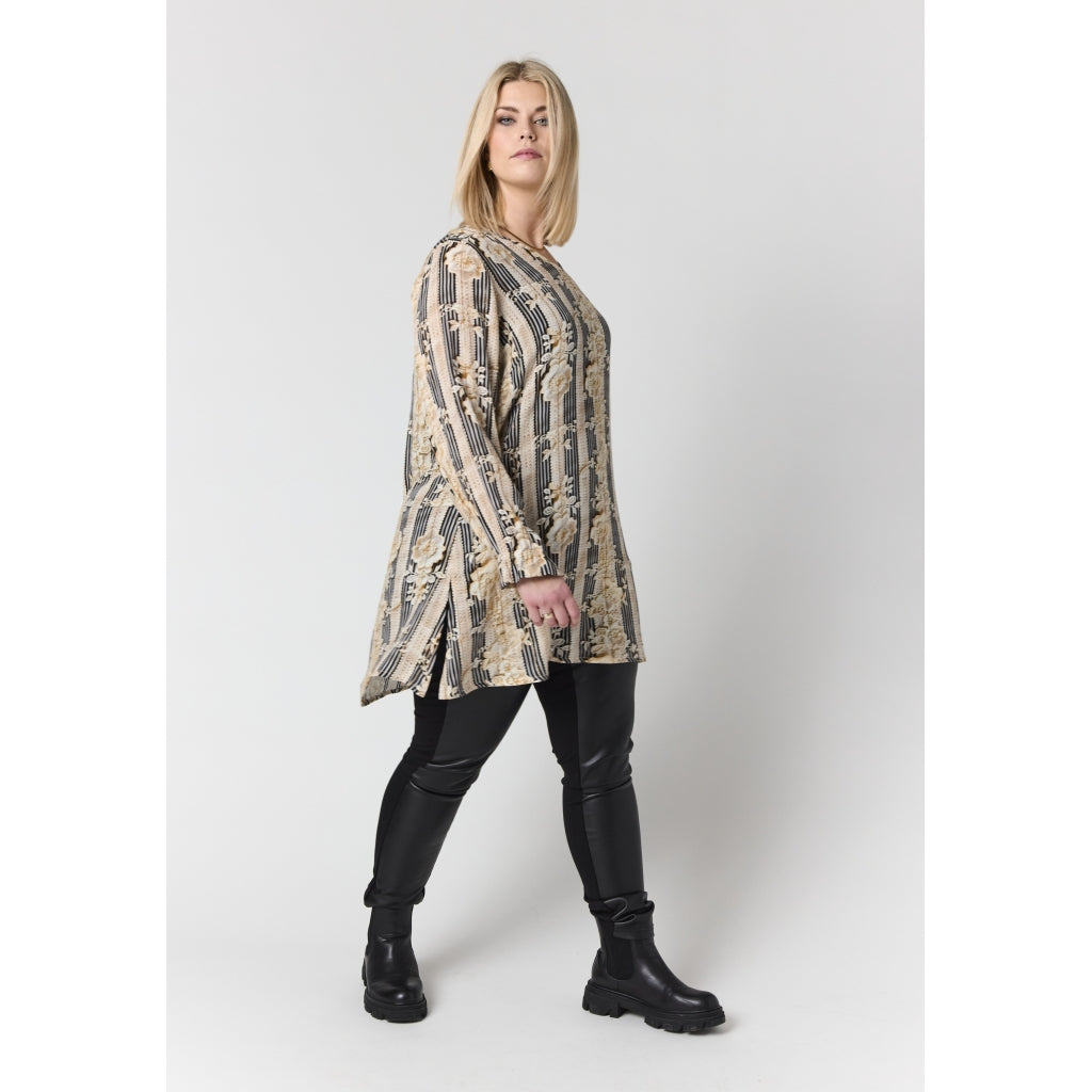 Studio STanja Tunic Tunic Sand/black stripes
