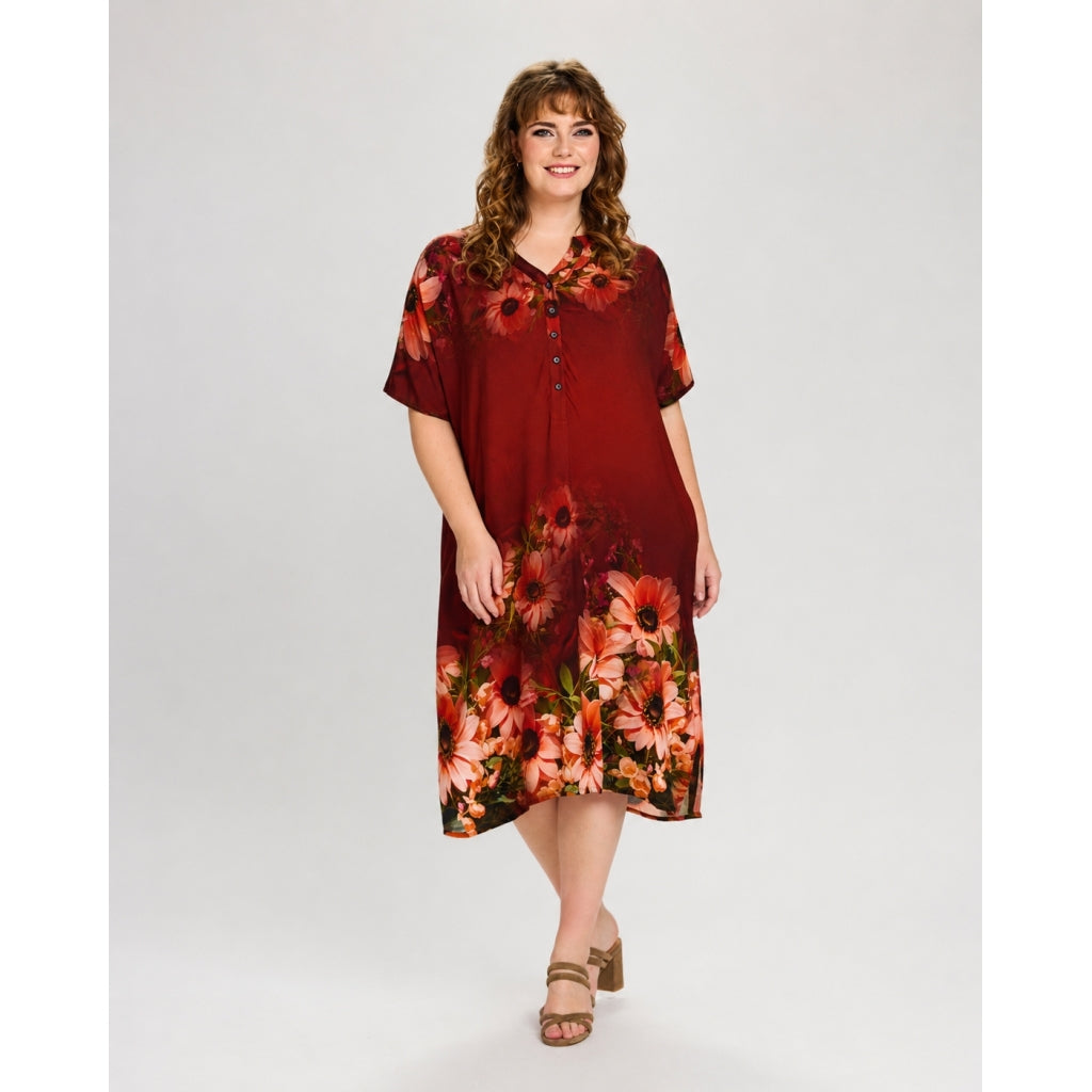 Studio SUlla Dress Dress Board print bordeaux