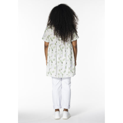 Studio Skanja Tunic Tunic White eith green and purple spots