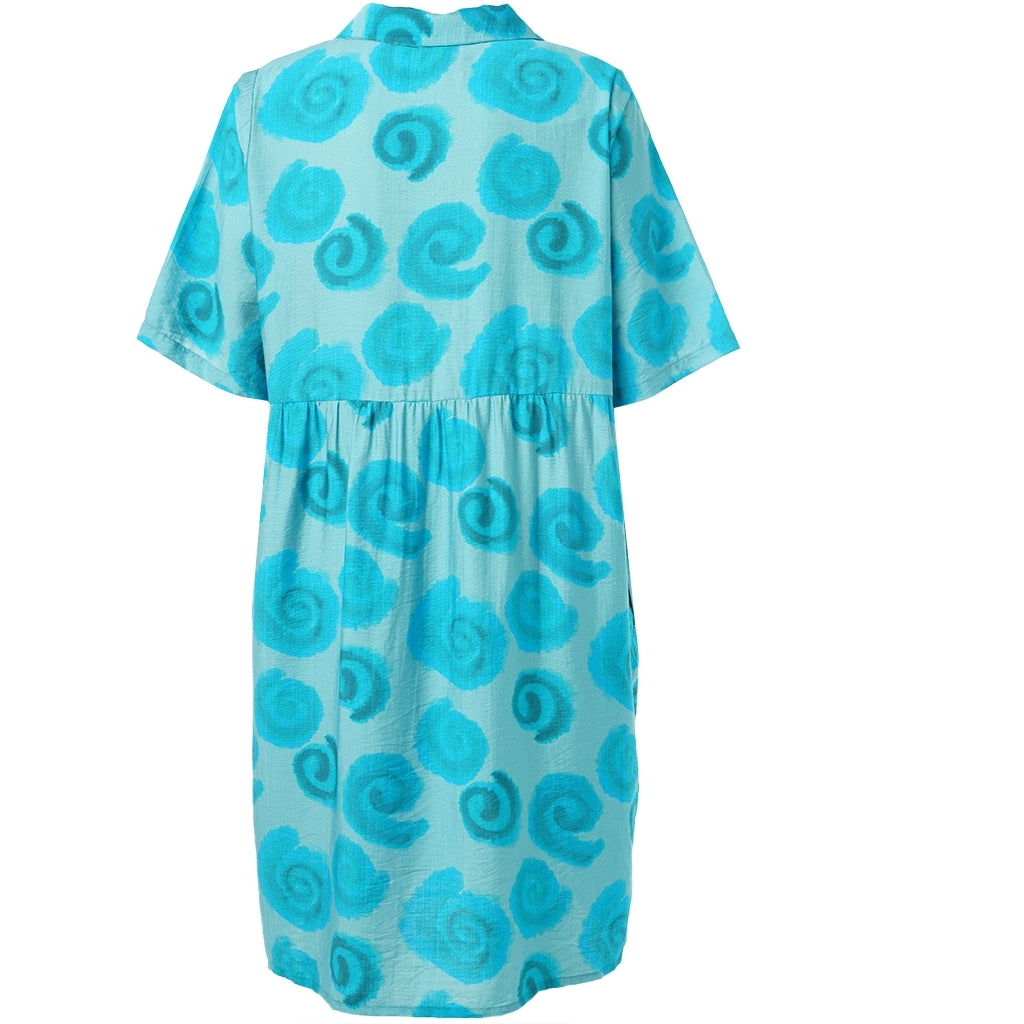 Studio Slise Dress Dress Blue with blue roses