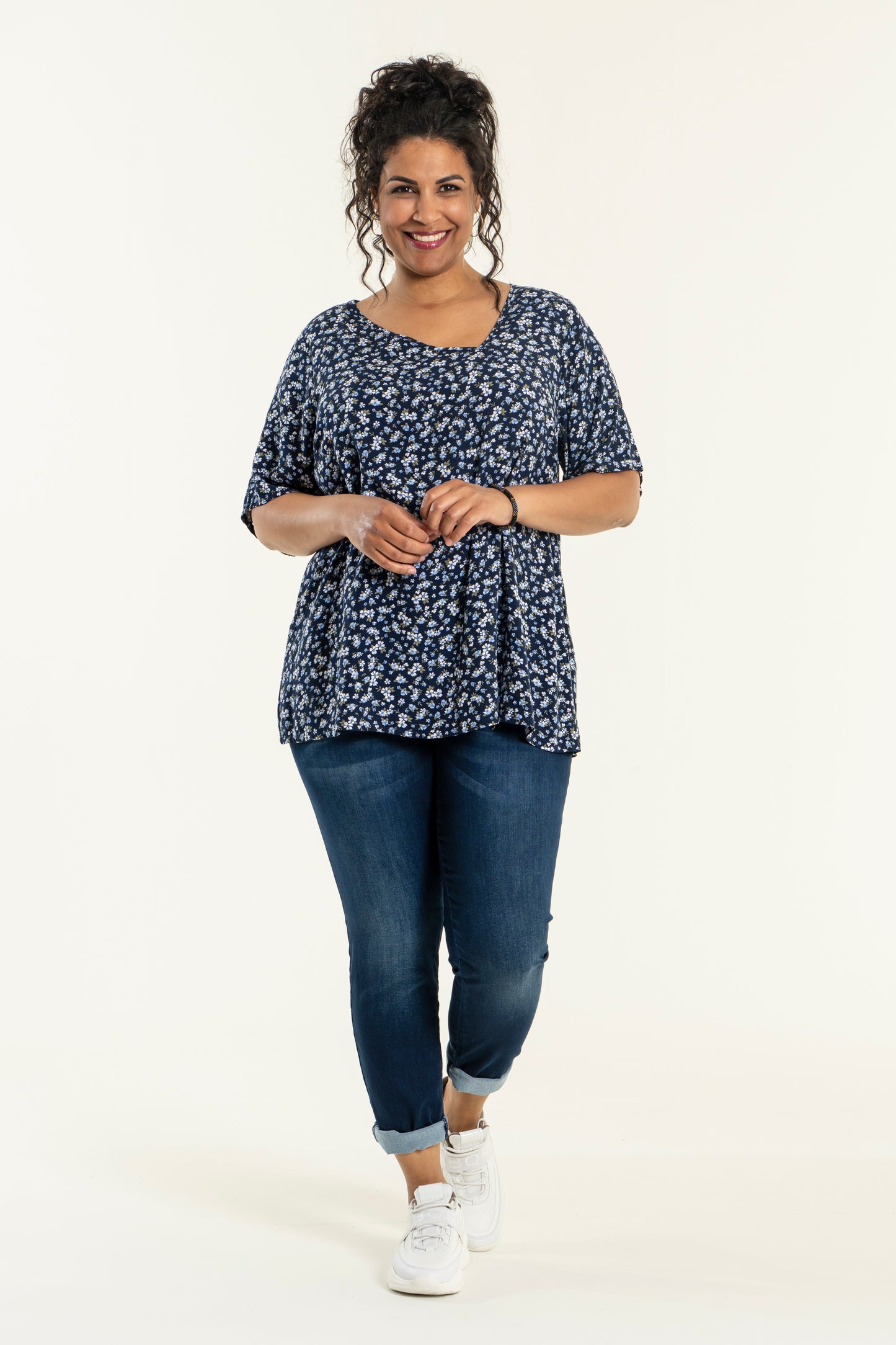 Studio Strækbar jeans fra STUDIO CLOTHING Pants Dark Blue Ashley Length 30"